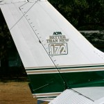 Cessna 172 with Micro VGs on Tail