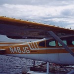 Cessna 185F on floats with Micro VGs