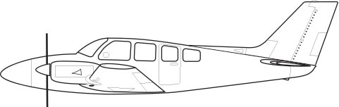 Beechcraft Baron 58TC, 58P
