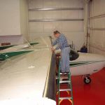Cessna 337 Wing Install