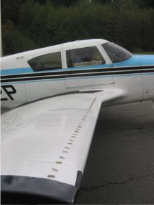 Piper PA-24 VGs on Wing